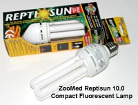 Fig. 1. ZooMed Reptisun Compact Lamps